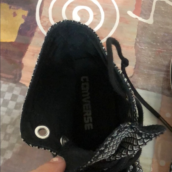 Patterned Converse High Tops - Picture 3 of 3